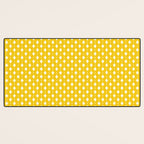Vintage Stars XVII Bright Yellow Desk Mat Gallery Image 3