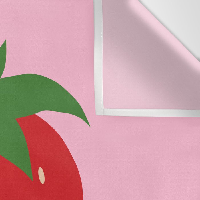 Fruit Market Print Pink Strawberry Print Fruit Art Modern Decor Food Art Abstract Wall Tapestry Gallery Image 3