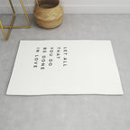1 Corinthians 16:14 Let All That You Do Be Done In Love Bible Verse Wall Art Scripture Christian Rug Gallery Image 1