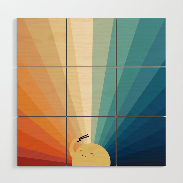 Sunshine will be ready in a minute Wood Wall Art Gallery Image 1