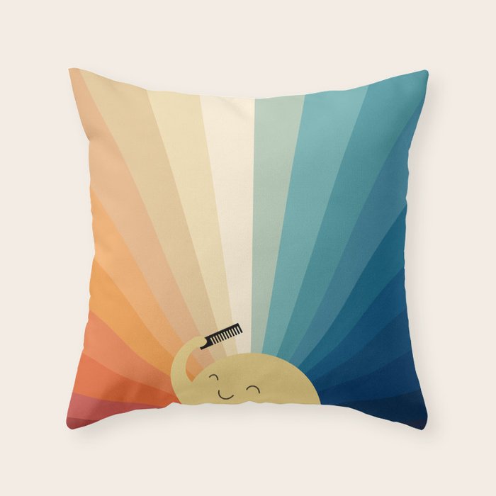 Sunshine will be ready in a minute Throw Pillow Gallery Image 6