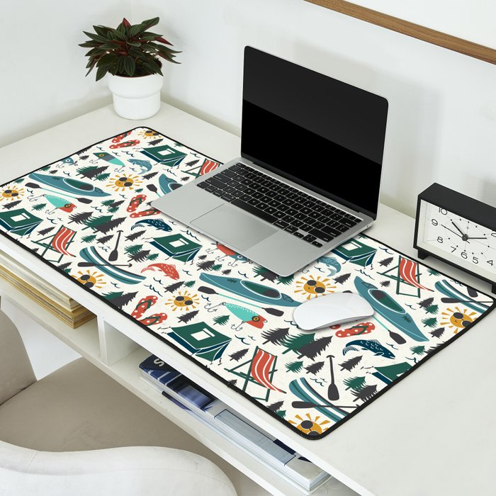 Lake Life - Summer Ivory Desk Mat Gallery Image 2