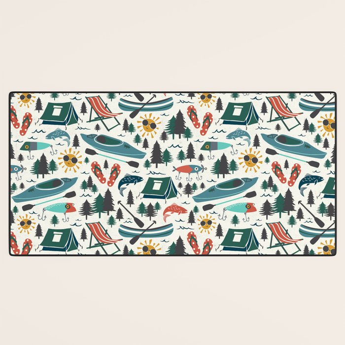Lake Life - Summer Ivory Desk Mat Gallery Image 3