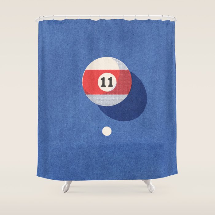 BALLS / Billiards I Shower Curtain Gallery Image 1