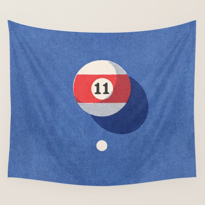 BALLS / Billiards I Wall Tapestry Gallery Image 1