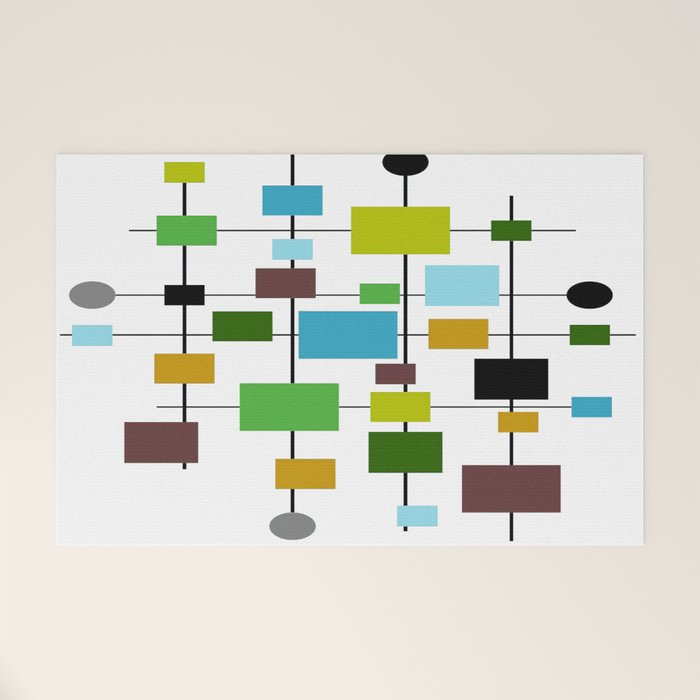 Mid-Century Modern Art 1.3.2 Welcome Mat Gallery Image 1