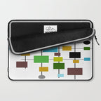 Mid-Century Modern Art 1.3.2 Laptop Sleeve Gallery Image 2