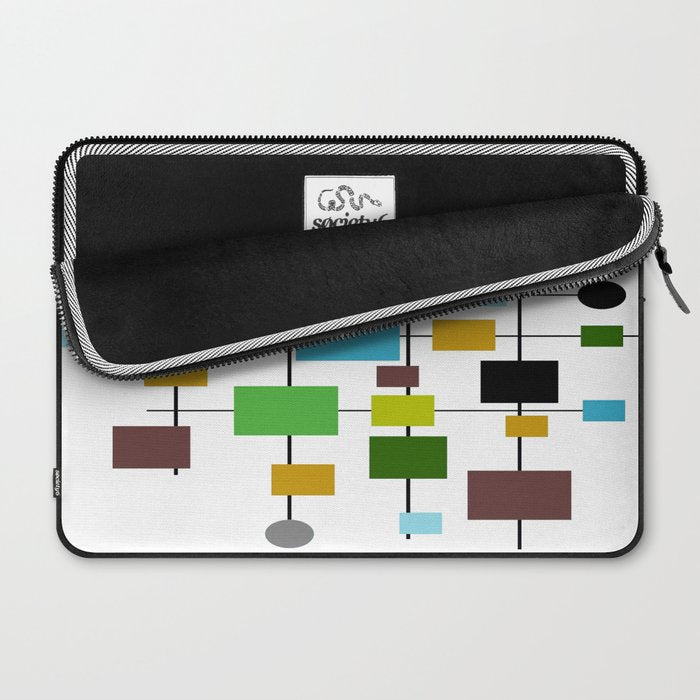Mid-Century Modern Art 1.3.2 Laptop Sleeve Gallery Image 2