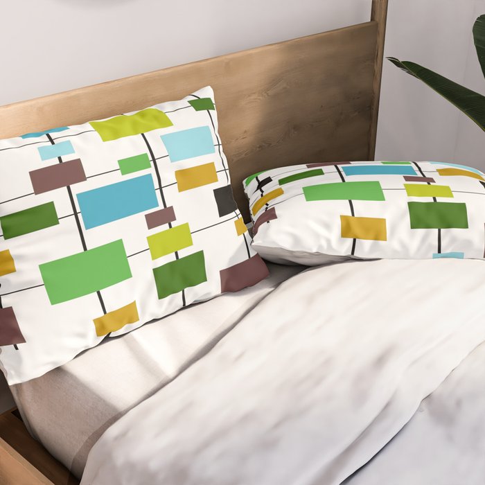 Mid-Century Modern Art 1.3.2 Pillow Sham Gallery Image 2