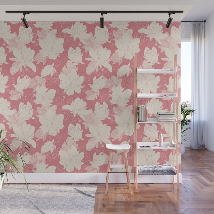 Big floral blossoms-SSF Wall Mural Gallery Image 1