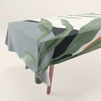 Abstract Art Tropical Leaves 10 Tablecloth Gallery Image 1
