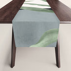 Abstract Art Tropical Leaves 10 Table Runner Gallery Image 1