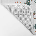 Big Sky Montana: Pants Are For Tourists. Cute & Funny Beer & Ski Design Bath Mat Gallery Image 2