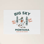 Big Sky Montana: Pants Are For Tourists. Cute & Funny Beer & Ski Design Welcome Mat Gallery Image 1