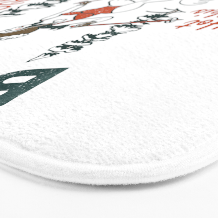 Big Sky Montana: Pants Are For Tourists. Cute & Funny Beer & Ski Design Bath Mat Gallery Image 3