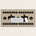 Southwestern Eagle and Arrow Pattern 125 Desk Mat Gallery Image 1