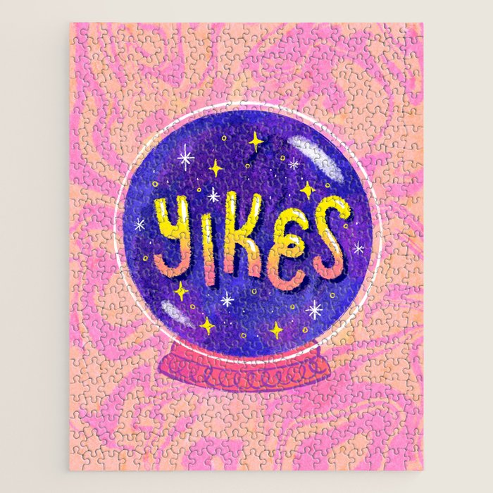 Yikes Crystal Ball Jigsaw Puzzle Gallery Image 1