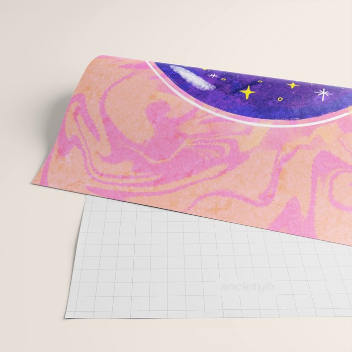 Yikes Crystal Ball Wrapping Paper Gallery Image 2