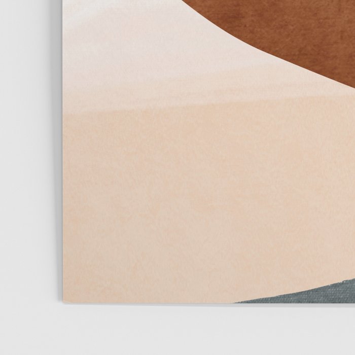 Abstract Art Landscape 41 Terracotta Poster Gallery Image 3