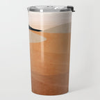 Abstract Art Landscape 41 Terracotta Travel Mug Gallery Image 2