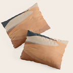 Abstract Art Landscape 41 Terracotta Pillow Sham Gallery Image 3