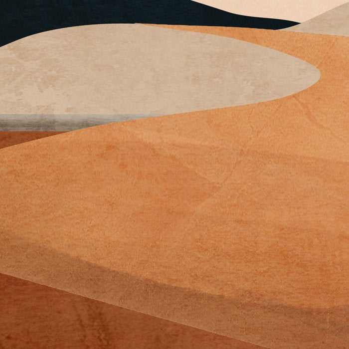 Abstract Art Landscape 41 Terracotta Coffee Mug Gallery Image 2