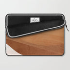 Abstract Art Landscape 41 Terracotta Laptop Sleeve Gallery Image 2