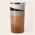 Abstract Art Landscape 41 Terracotta Travel Mug Gallery Image 1