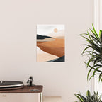 Abstract Art Landscape 41 Terracotta Poster Gallery Image 2