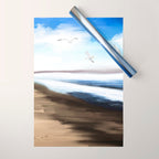 Coastal Seagulls Wrapping Paper Gallery Image 1