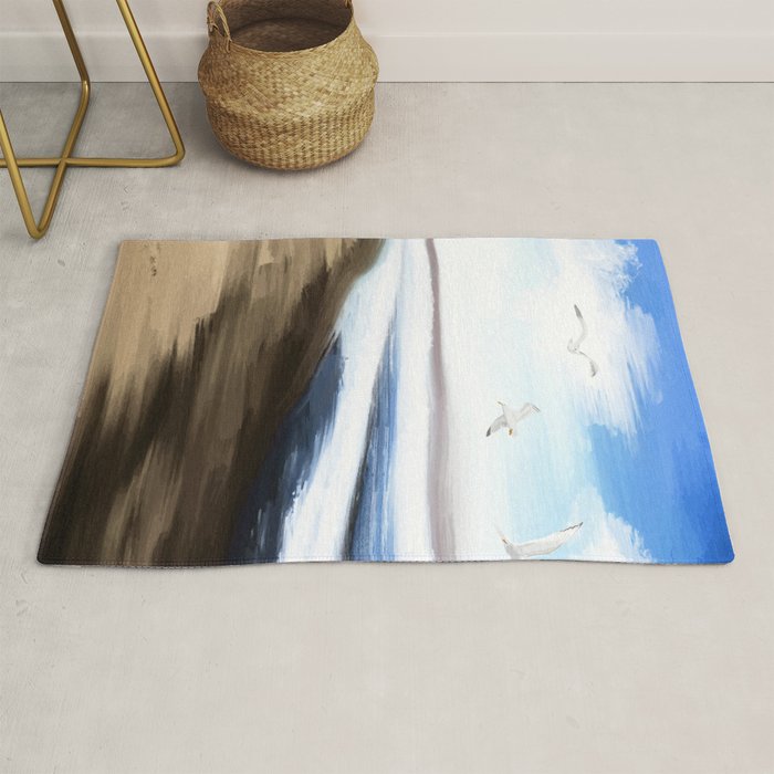 Coastal Seagulls Rug Gallery Image 1