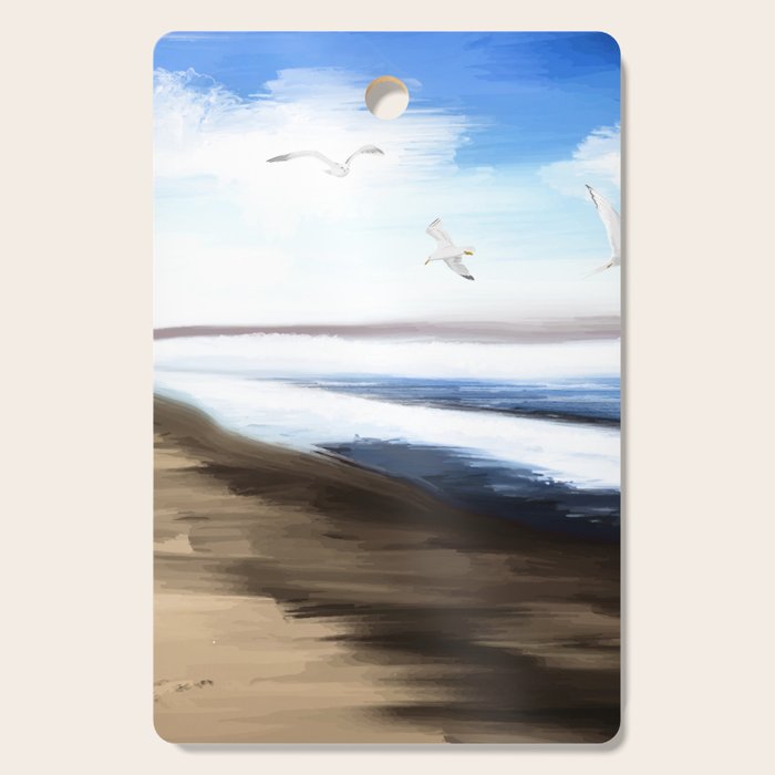 Coastal Seagulls Cutting Board Gallery Image 1