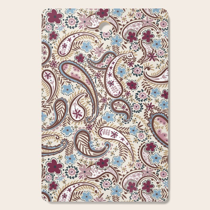 Whimsical Paisley Romance Cutting Board Gallery Image 1