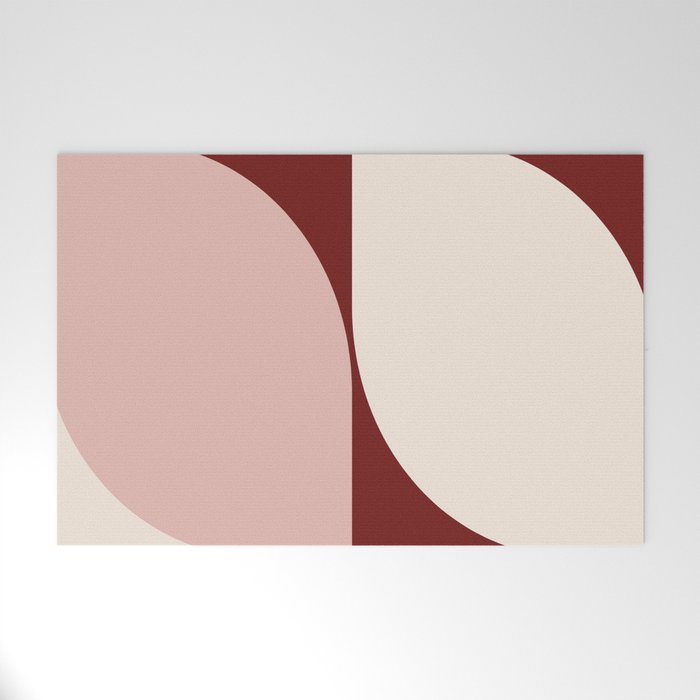 Almond Abstract XIX Welcome Mat Gallery Image 1