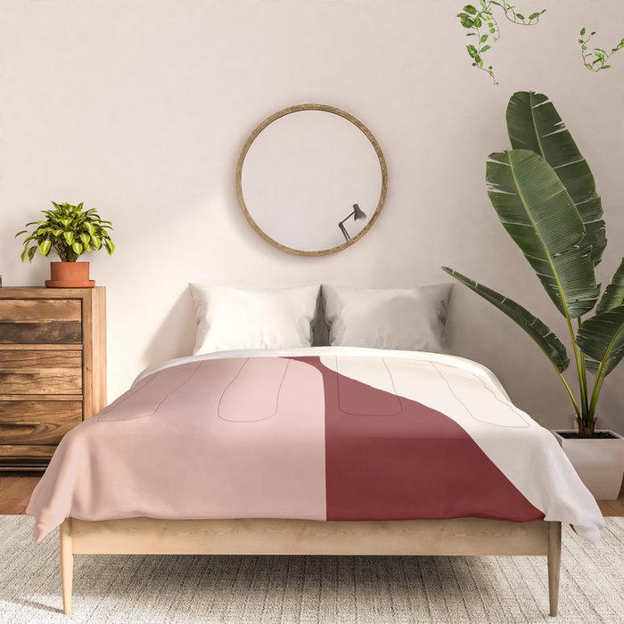 Almond Abstract XIX Comforter Gallery Image 3