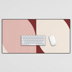 Almond Abstract XIX Desk Mat Gallery Image 1