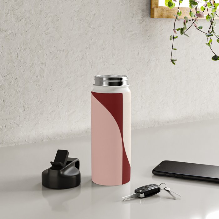 Almond Abstract XIX Water Bottle Gallery Image 4