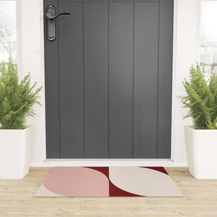 Almond Abstract XIX Welcome Mat Gallery Image 3
