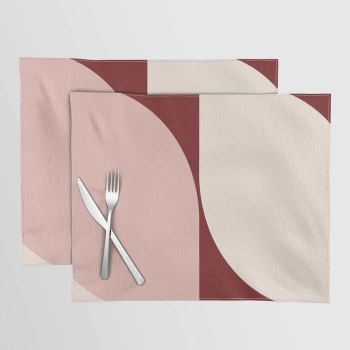 Almond Abstract XIX Placemat Gallery Image 1
