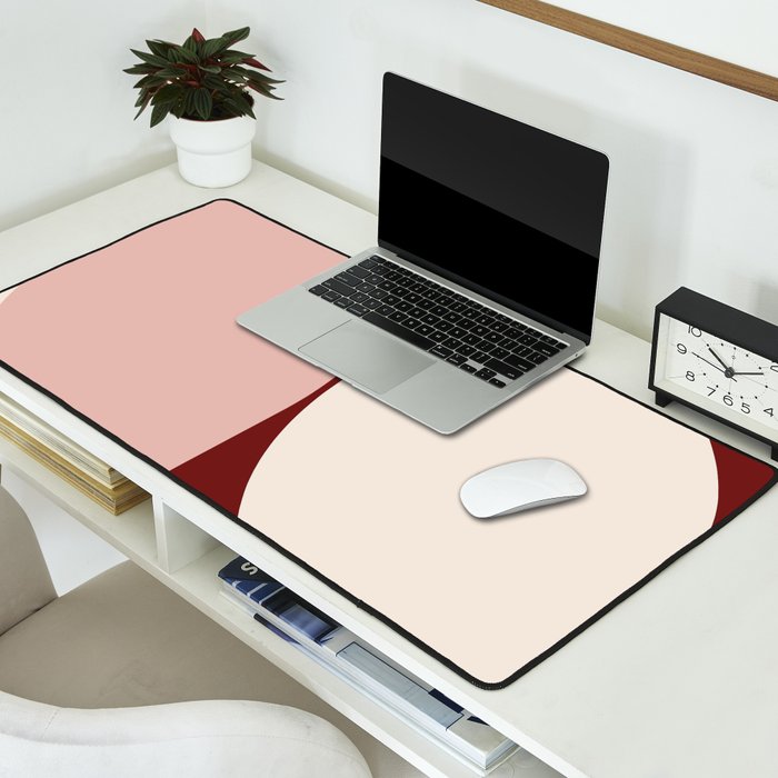 Almond Abstract XIX Desk Mat Gallery Image 2