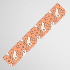 Pastel Ghost Print in Peach Table Runner Gallery Image 3