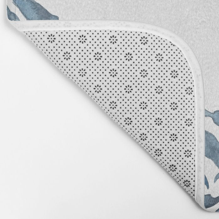 Whale Wave.  Bath Mat Gallery Image 2
