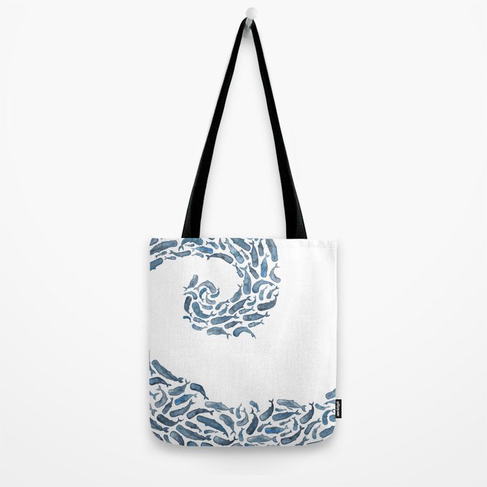 Whale Wave.  Tote Bag Gallery Image 2