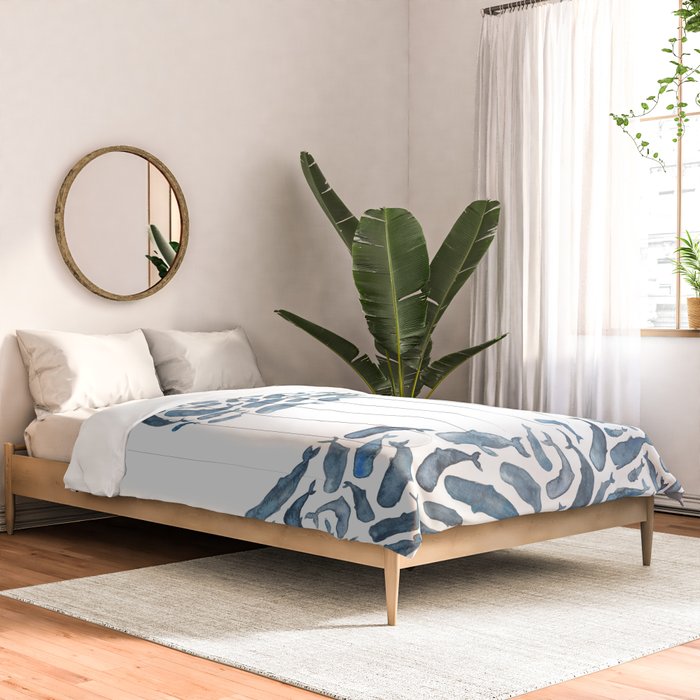 Whale Wave.  Comforter Gallery Image 2