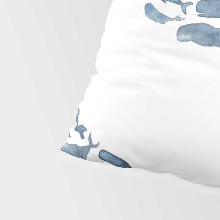 Whale Wave.  Pillow Sham Gallery Image 4