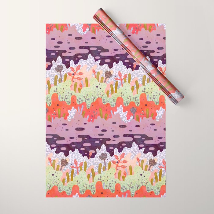 Crystal Forest Wrapping Paper Gallery Image 1