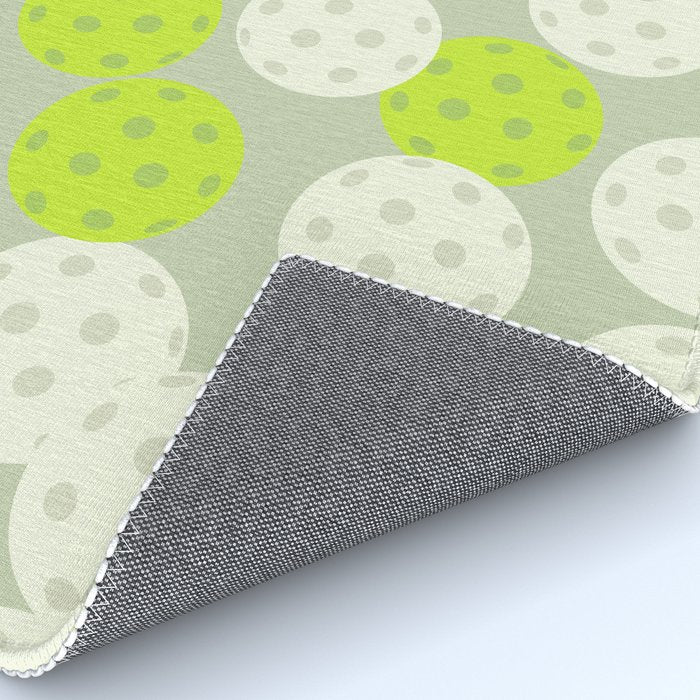 Pickleball Ball Pattern Rug Gallery Image 4