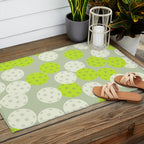 Pickleball Ball Pattern Outdoor Rug Gallery Image 2