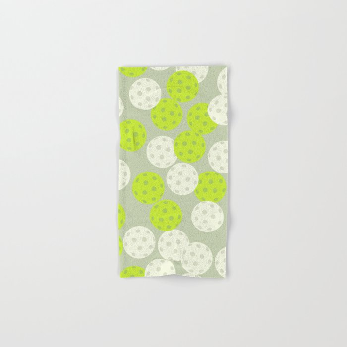 Pickleball Ball Pattern Bath Towel Gallery Image 1