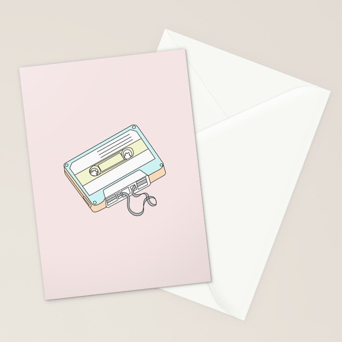 C A S S E T T E Stationery Card Gallery Image 2